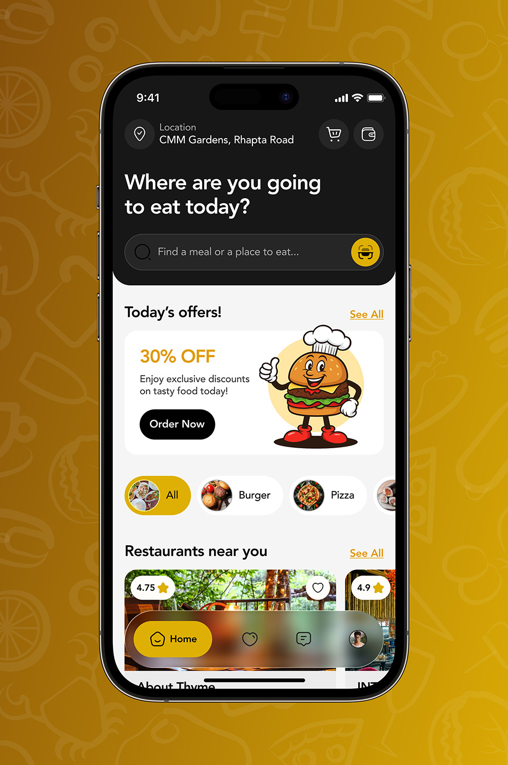 Agiza app landing page