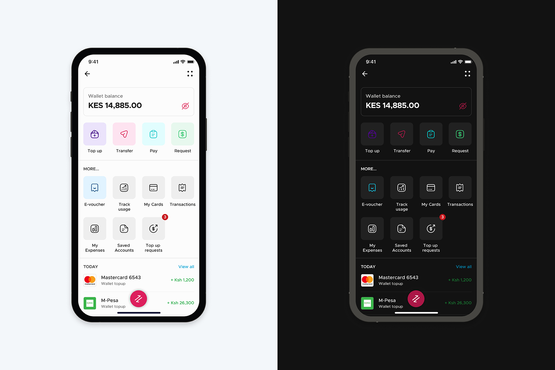 Cashia App wallet landing page