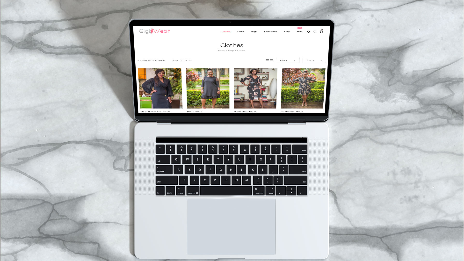 Gigi Wear Website preview