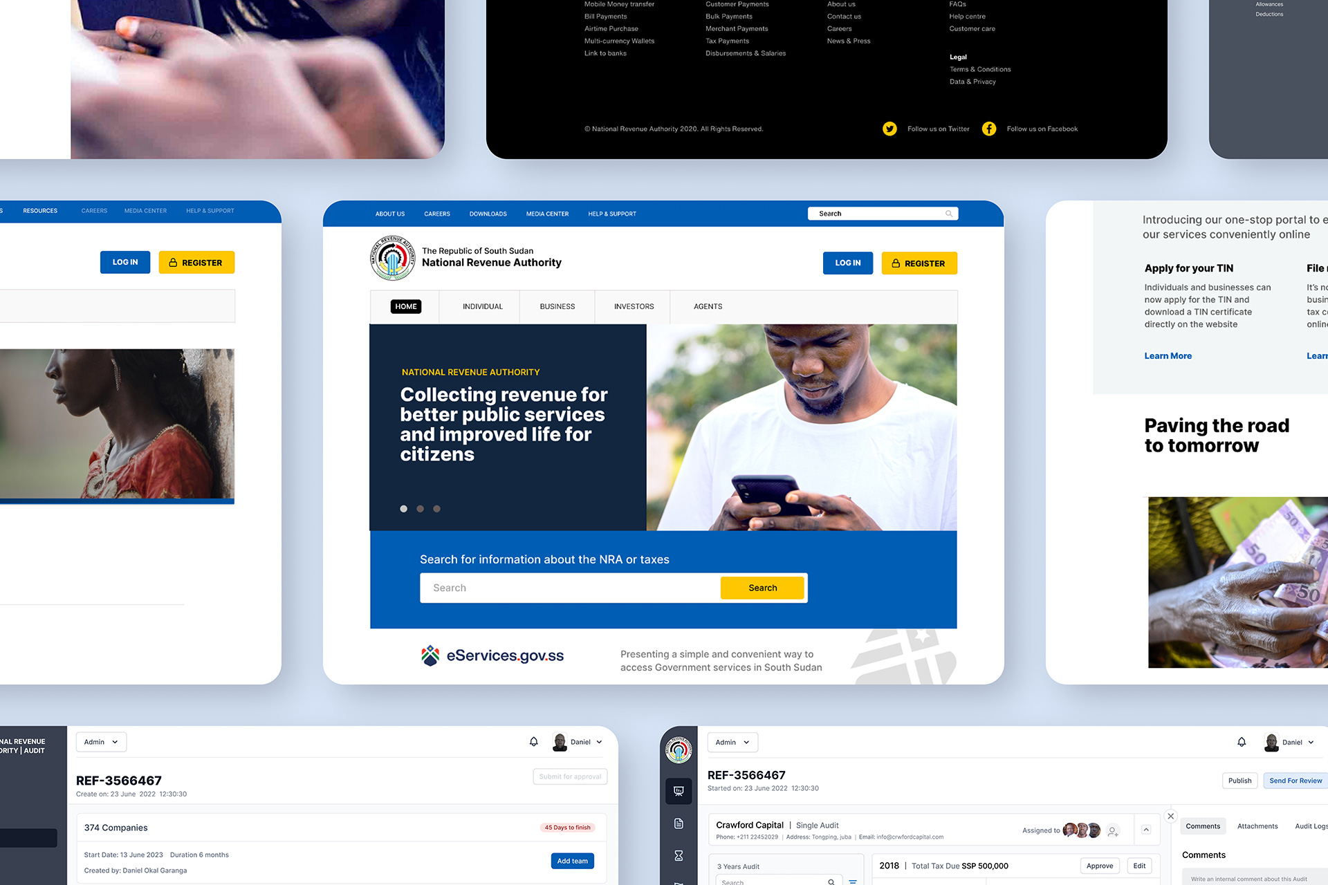 South Sudan National Revenue Authority Website