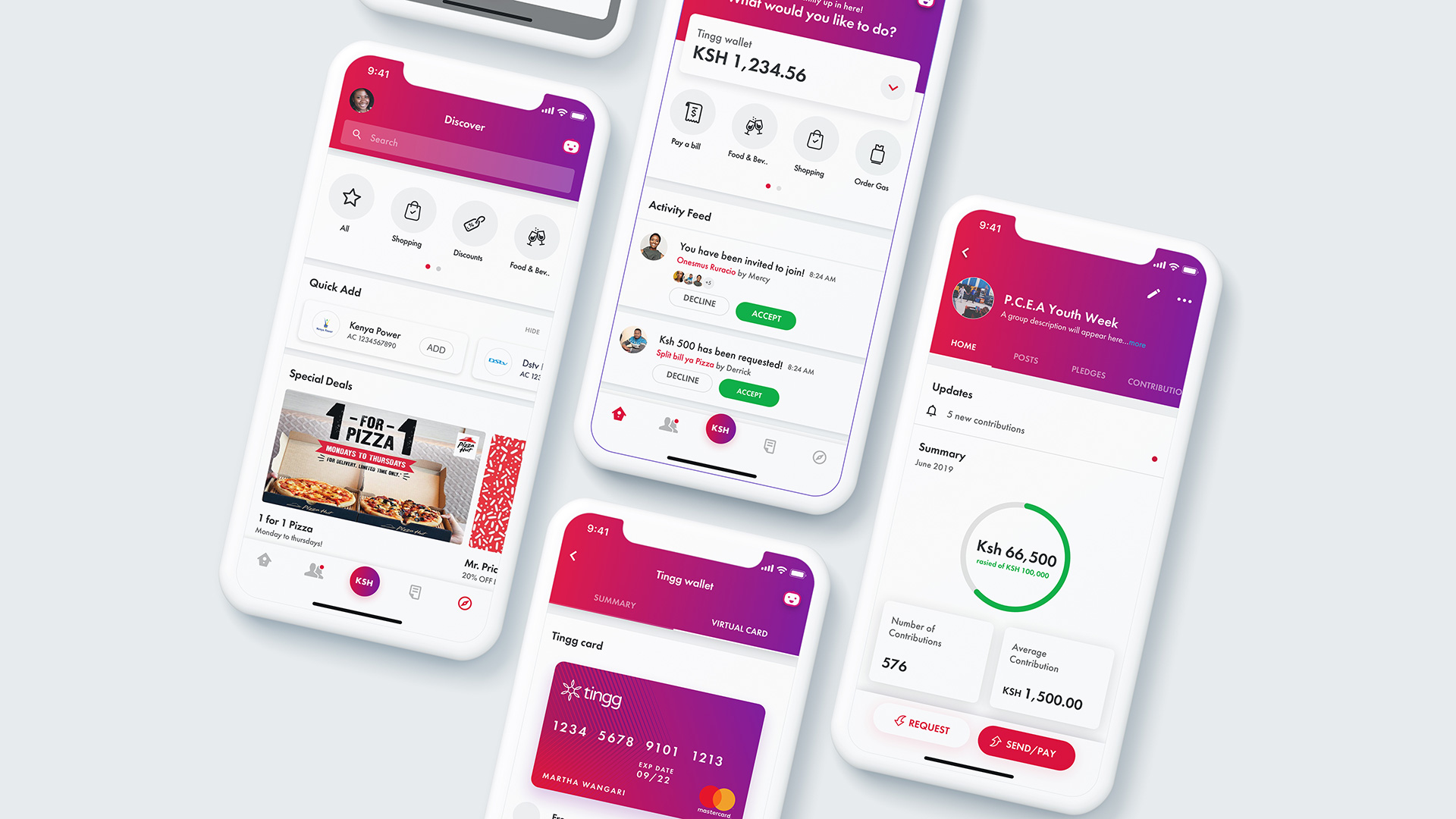 Tingg App preview